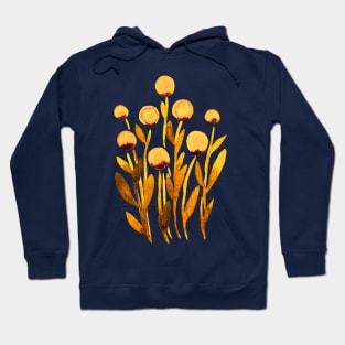 Simple watercolor flowers - autumn Hoodie